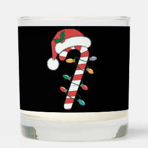 Christmas Candy Cane Santa Xmas Kids Scented Candle