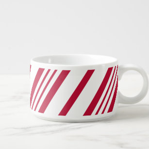Christmas Candy Cane Stripe Bowl