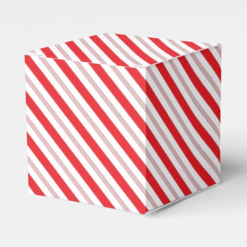 Christmas Candy Cane Striped Gift Box