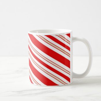 Christmas Candy Cane Stripes Coffee Mug by RantingCentaur at Zazzle