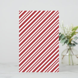Christmas Candy Cane Stripes Scrapbook Paper