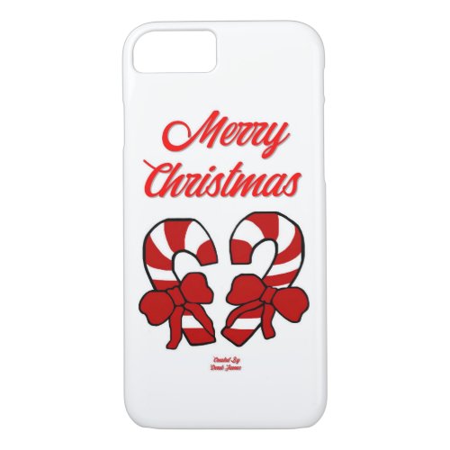 Christmas Candy Canes Apple iPhone 87 Case