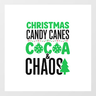 Christmas Candy Canes Cocoa Chaos Design Floor Decals