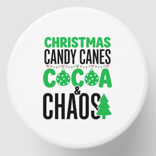Christmas Candy Canes Cocoa Chaos Design Mini Candle Favors