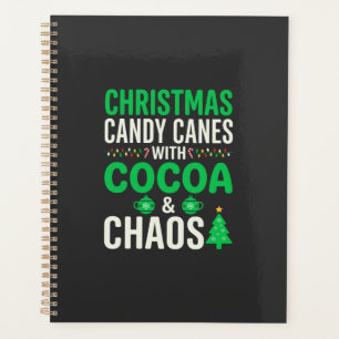 Christmas Candy Canes Cocoa Chaos Holiday Planner