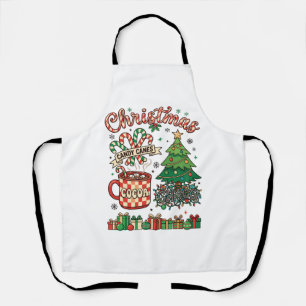 Christmas Candy Canes Cocoa Chaos Tree Mug Present Apron
