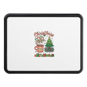 Christmas Candy Canes Cocoa Chaos Tree Mug Present Hitch Cover