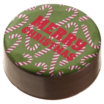 Christmas Candy Canes One Dozen Oreo Cookies by visionsoflife at Zazzle