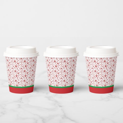 Christmas Candy Canes Paper Cups