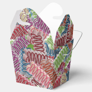 Christmas Candy-FAVOR BOX, Take Out Style Favor Boxes