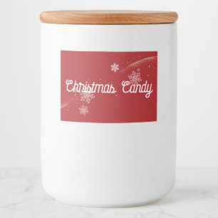 Christmas Candy Food Label