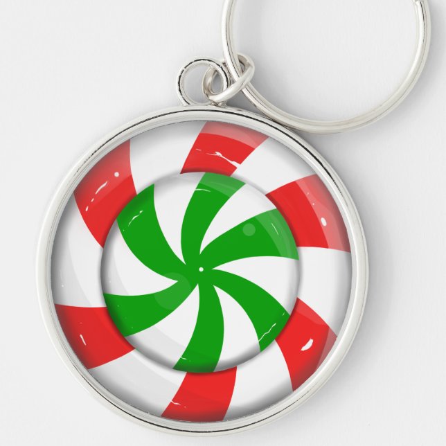 Christmas Candy Keychain (Front)