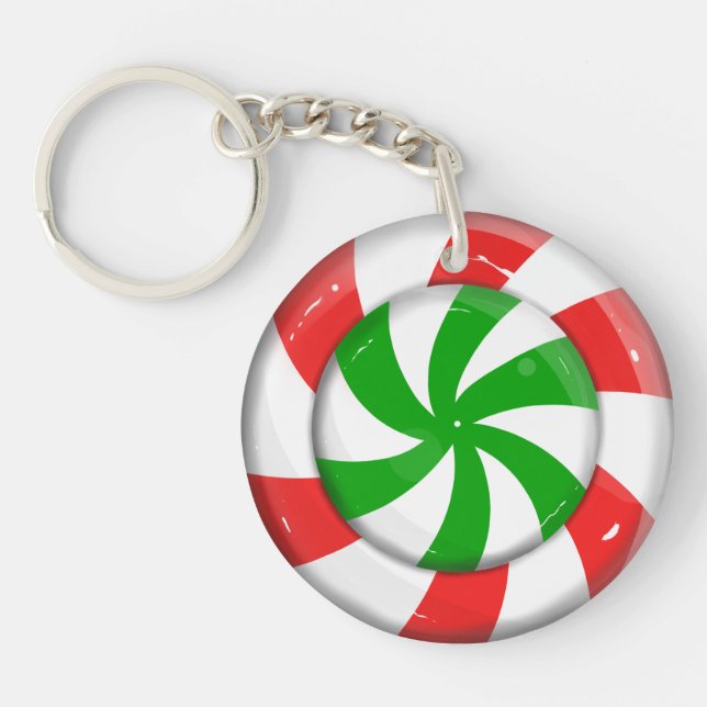Christmas Candy Keychain (Front)