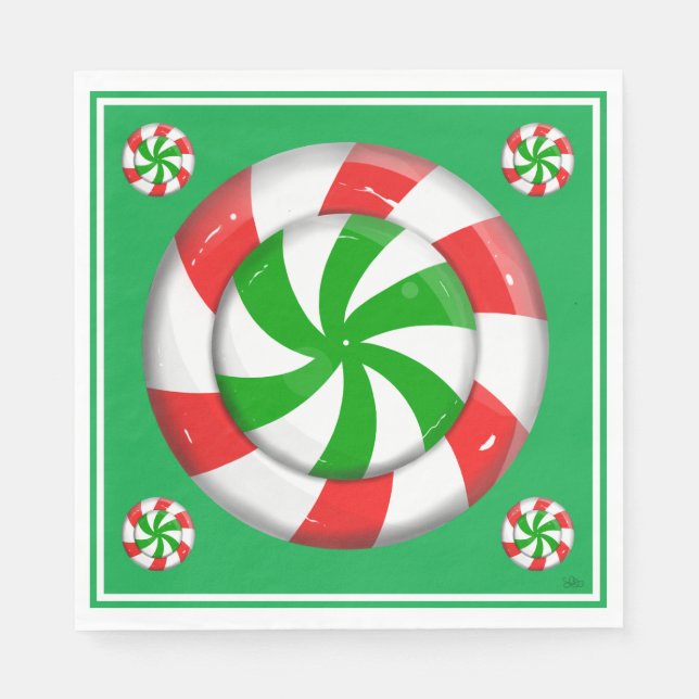 Christmas Candy Napkins (Front)