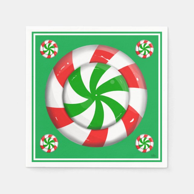 Christmas Candy Napkins (Front)