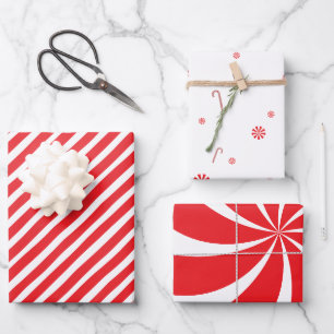 Christmas Candy Overload Wrapping Paper Sheets