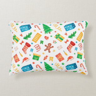 Christmas candy peppermint candys candies xmas can accent pillow