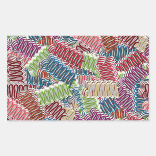 Christmas Candy-RECTANGLE STICKERS