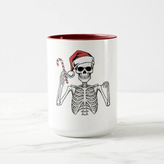 Christmas  Candy Skeleton Mug (Center)