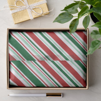 Christmas Candy Stripes Tissue Paper