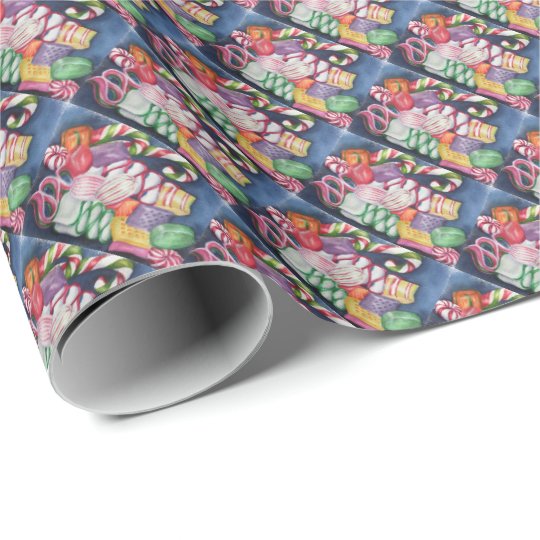 Christmas Candy Wrapping Paper | Zazzle.com