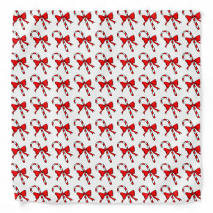 CHRISTMAS CANDYCANE BANDANA