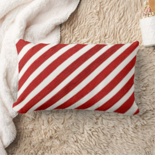 Christmas candycane Holiday pattern pillow