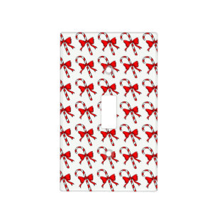 CHRISTMAS CANDYCANE LIGHT SWITCH COVER
