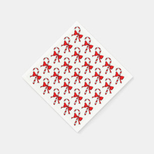 CHRISTMAS CANDYCANE PAPER NAPKINS