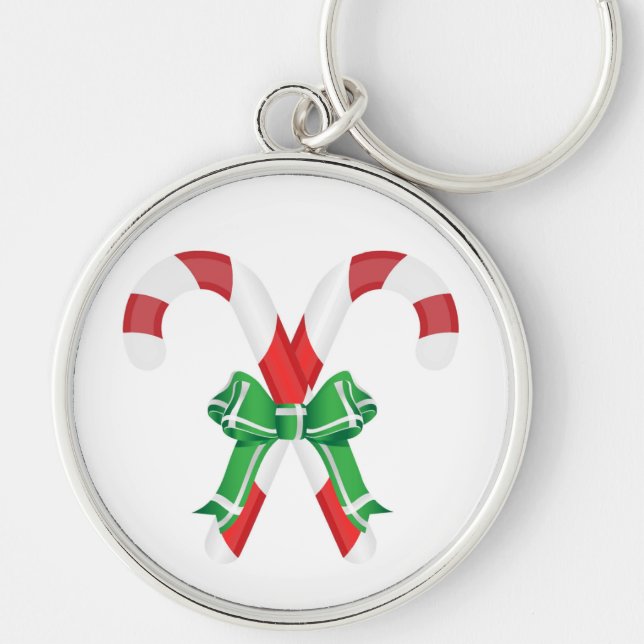 CHRISTMAS CANDYCANES KEYCHAIN (Front)