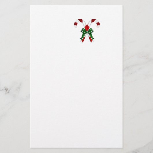 Christmas Candystick With Bow (Front)