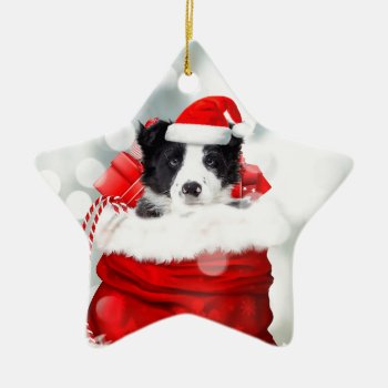 Christmas Cane Corso Ceramic Dog Ornament by ritmoboxer at Zazzle