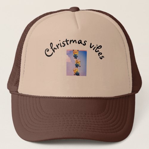 Christmas cap with minions
