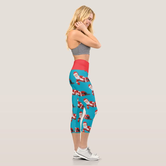 Christmas Capri Leggings (Right)