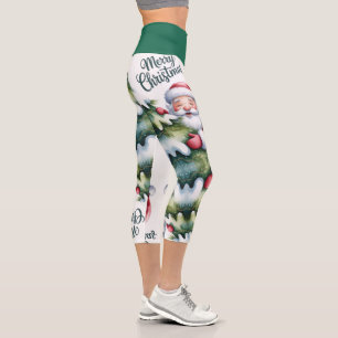Christmas Capri Leggings