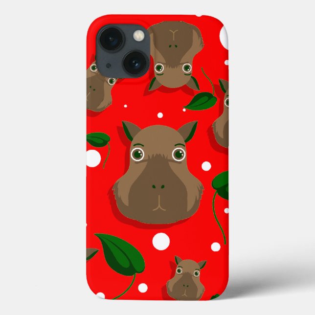 christmas capybara Case-Mate iPhone case (Back)