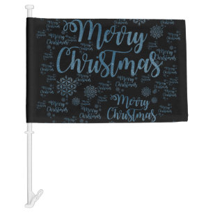 Christmas Car Flag