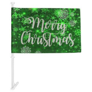 Christmas Car Flag