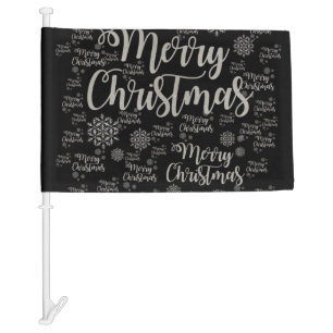 Christmas Car Flag
