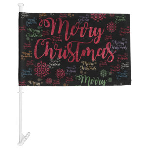 Christmas Car Flag