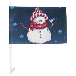 Christmas Car Flag