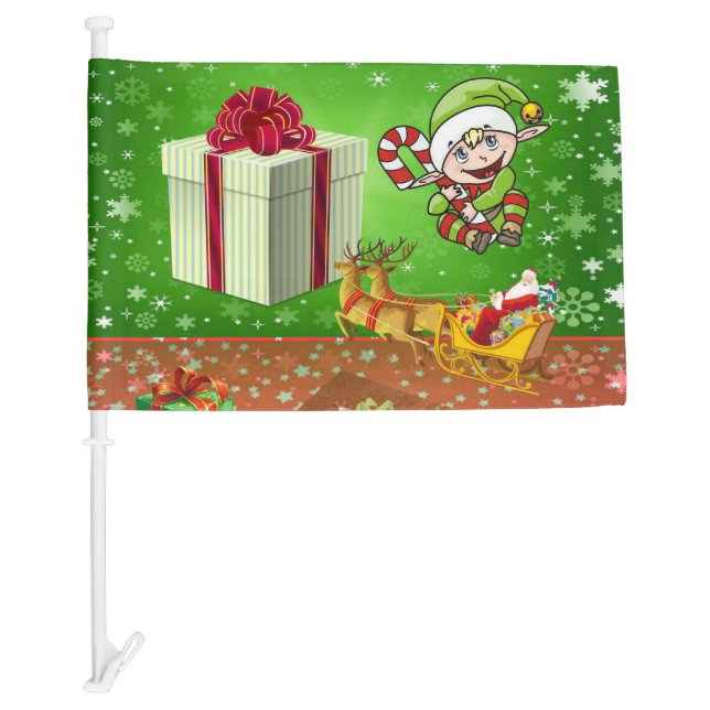 Christmas Car Flag (Front)