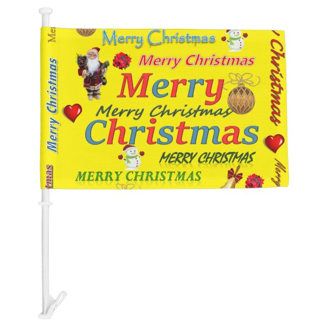 Christmas Car Flag (Front)