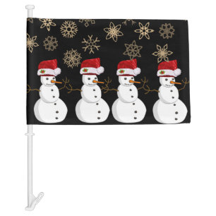 Christmas Car Flag