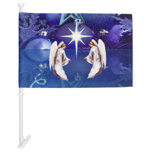Christmas Car Flag
