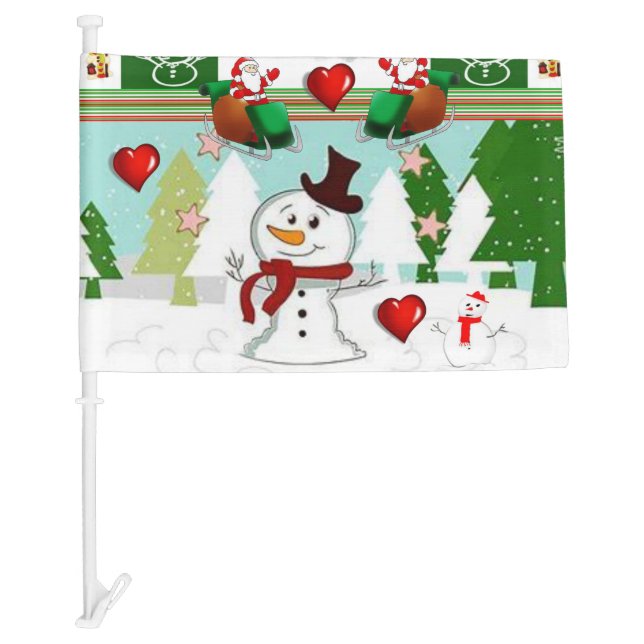 Christmas Car Flag (Front)