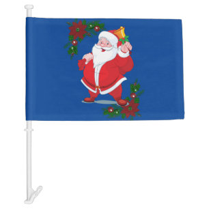 Christmas Car Flag