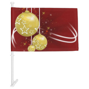 Christmas Car Flag