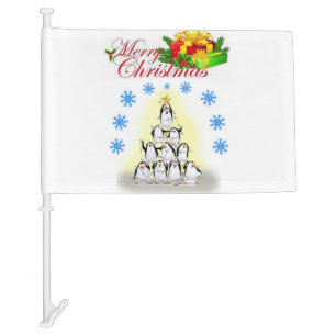 Christmas Car Flag