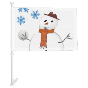 Christmas Car Flag